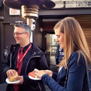 Jonathan Ball (Scholar, Writer of "John Paizs's Crime Wave") and Lindsey Wiebe (Journalist)